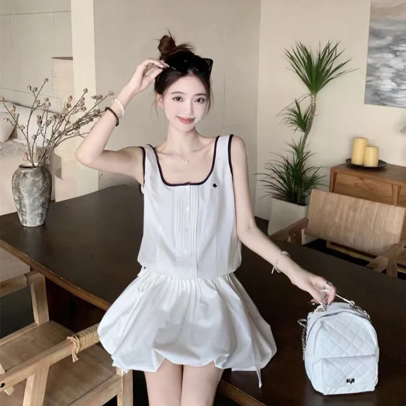 POPO.INFO Sleeveless Dress Women's-3