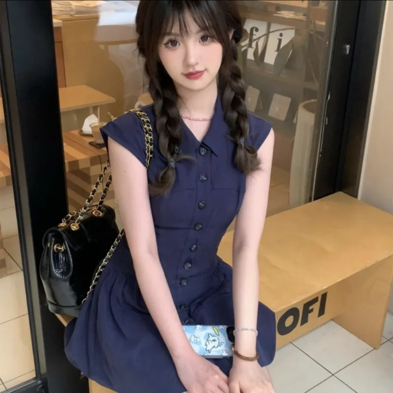 POPO.INFO Sleeveless Dress Women's-4