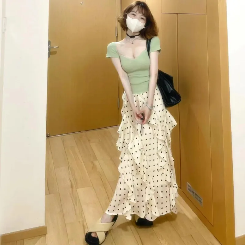 POPO.INFO Two Piece Skirt Sets Women's-2