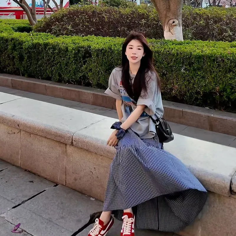POPO.INFO Two Piece Skirt Sets Women's Image Color-3