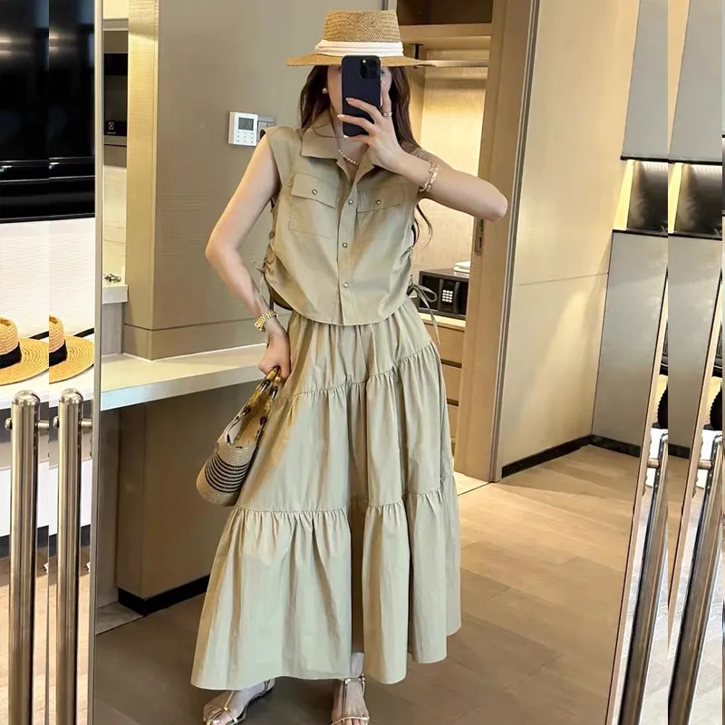 POPO.INFO Two Piece Skirt Sets Women's-3