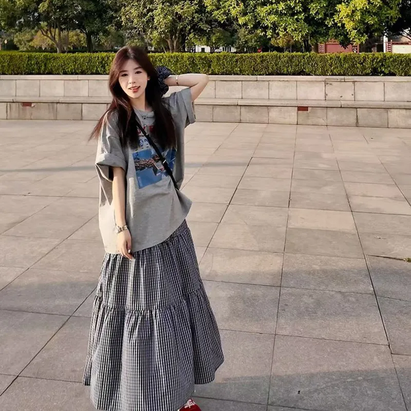 POPO.INFO Two Piece Skirt Sets Women's Image Color-2