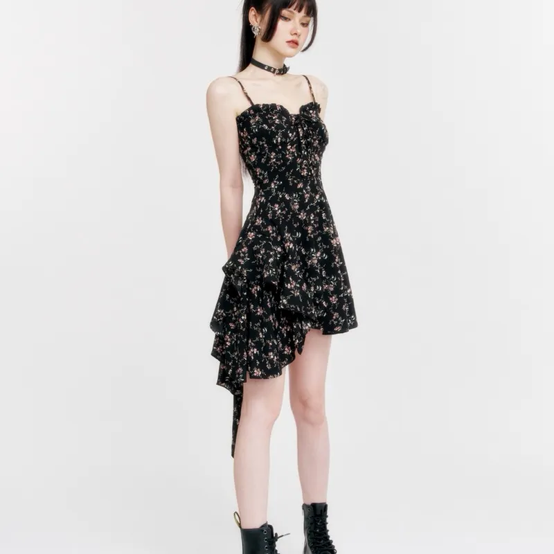 POPO.INFO Slip Dresses Women's Black-1