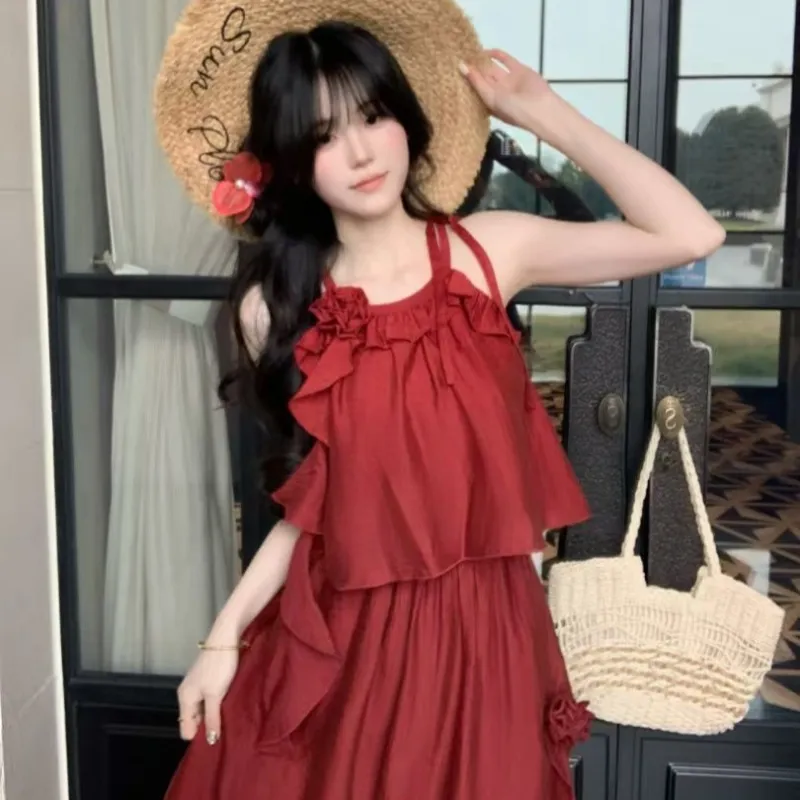 POPO.INFO Two Piece Skirt Sets Women's-3