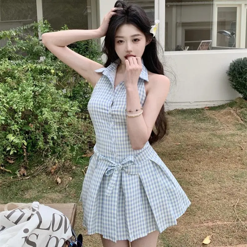 POPO.INFO Sleeveless Dress Women's-4