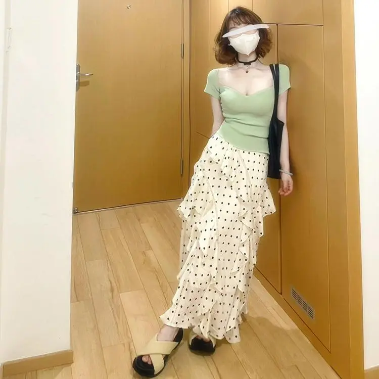 POPO.INFO Two Piece Skirt Sets Women's-3