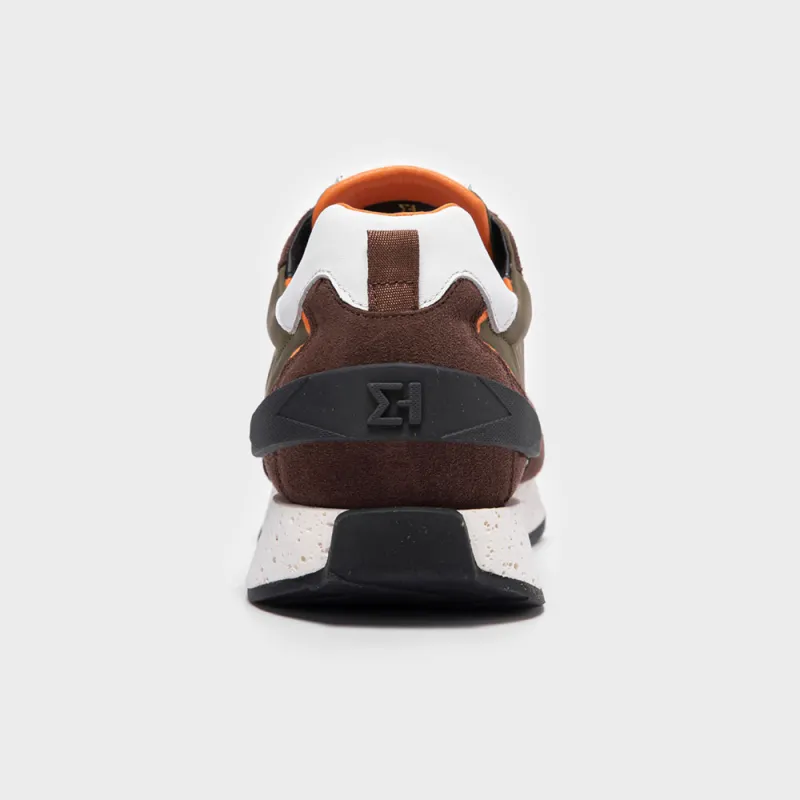 ELHANN.H Shock Absorbers With Abrasion Resistant And Slip Resistant Properties Low Top Casual Shoes Men's Umber-1