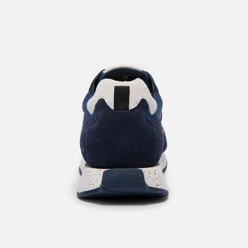 ELHANN.H Slip Resistant, Abrasion Resistant, Breathable Low Top Casual Shoes Men's Dark Blue-2