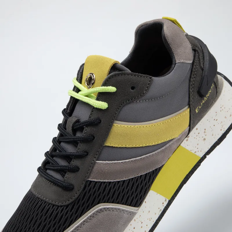 ELHANN.H Anti Slip Wear Resistant Mid Top Casual Shoes Men's-6