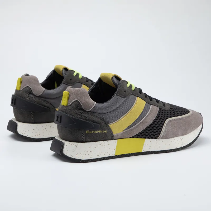 ELHANN.H Anti Slip Wear Resistant Mid Top Casual Shoes Men's-1