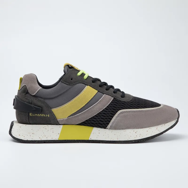 ELHANN.H Anti Slip Wear Resistant Mid Top Casual Shoes Men's-7