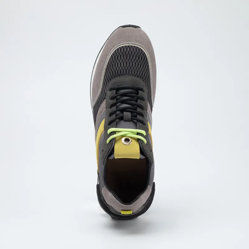 ELHANN.H Anti Slip Wear Resistant Mid Top Casual Shoes Men's-4