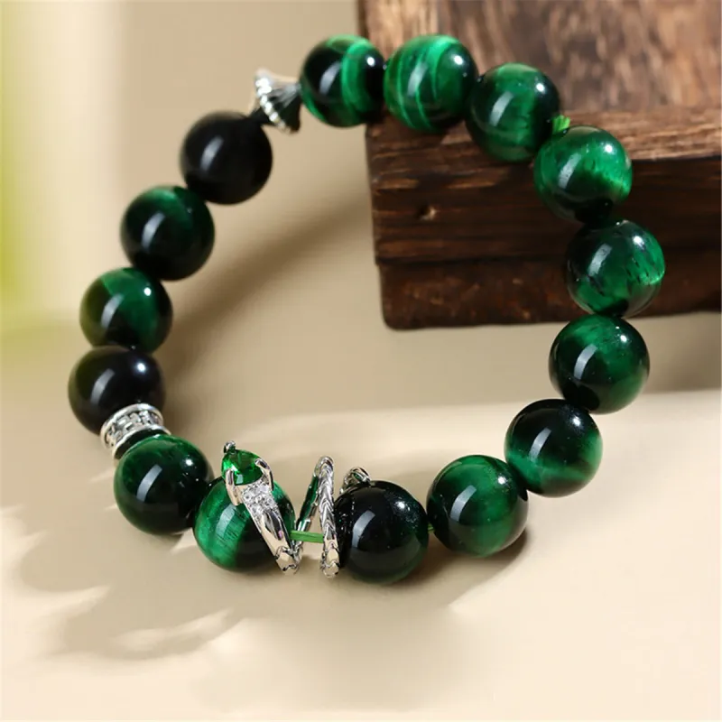 Full House Tiger's Eye Stone Bracelets Unisex-5
