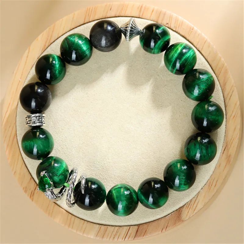 Full House Tiger's Eye Stone Bracelets Unisex-2