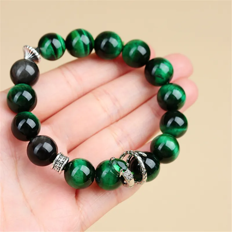 Full House Tiger's Eye Stone Bracelets Unisex-3