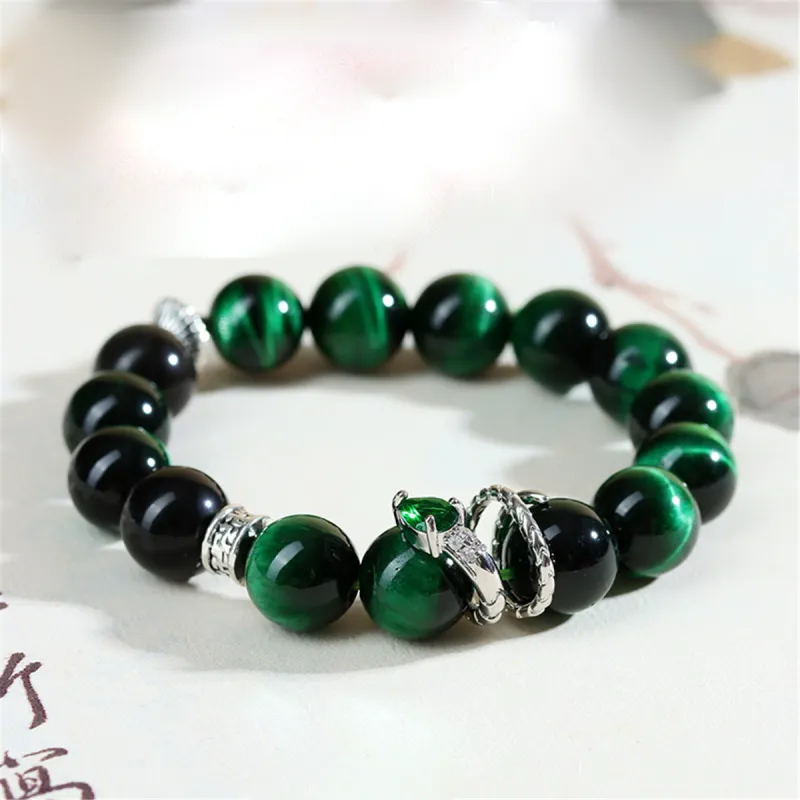 Full House Tiger's Eye Stone Bracelets Unisex-4