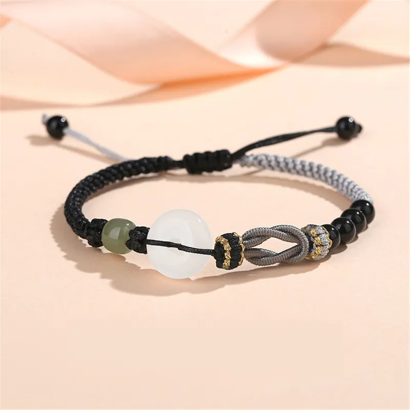Full House Bracelets White Jade Unisex-5