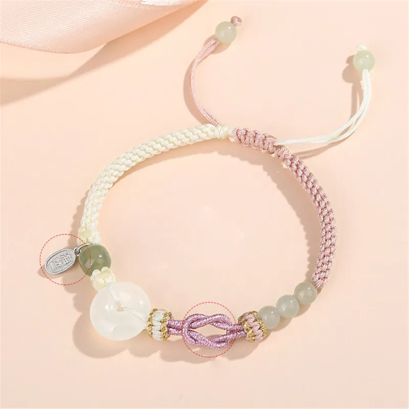 Full House Bracelets White Jade Unisex-1