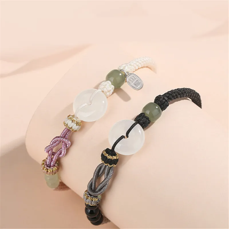 Full House Bracelets White Jade Unisex-2