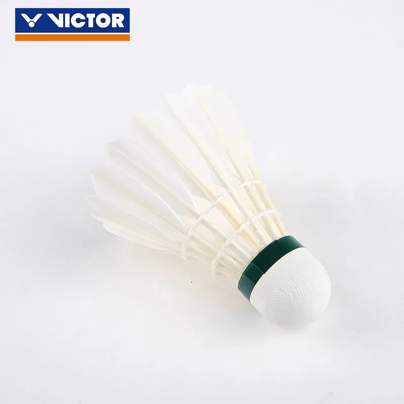 VICTOR Master Size 4 Goose Feather Shuttlecock 12 Pack Goose Feather Shuttlecocks-2
