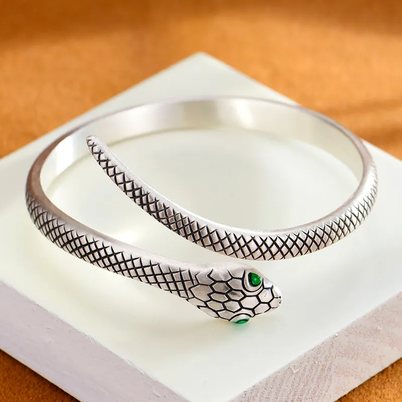 Wear The Silver Foot Silver 990 Bangles Women's-4