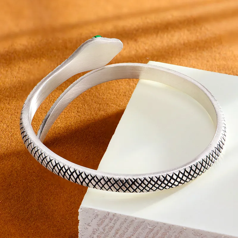 Wear The Silver Foot Silver 990 Bangles Women's-3