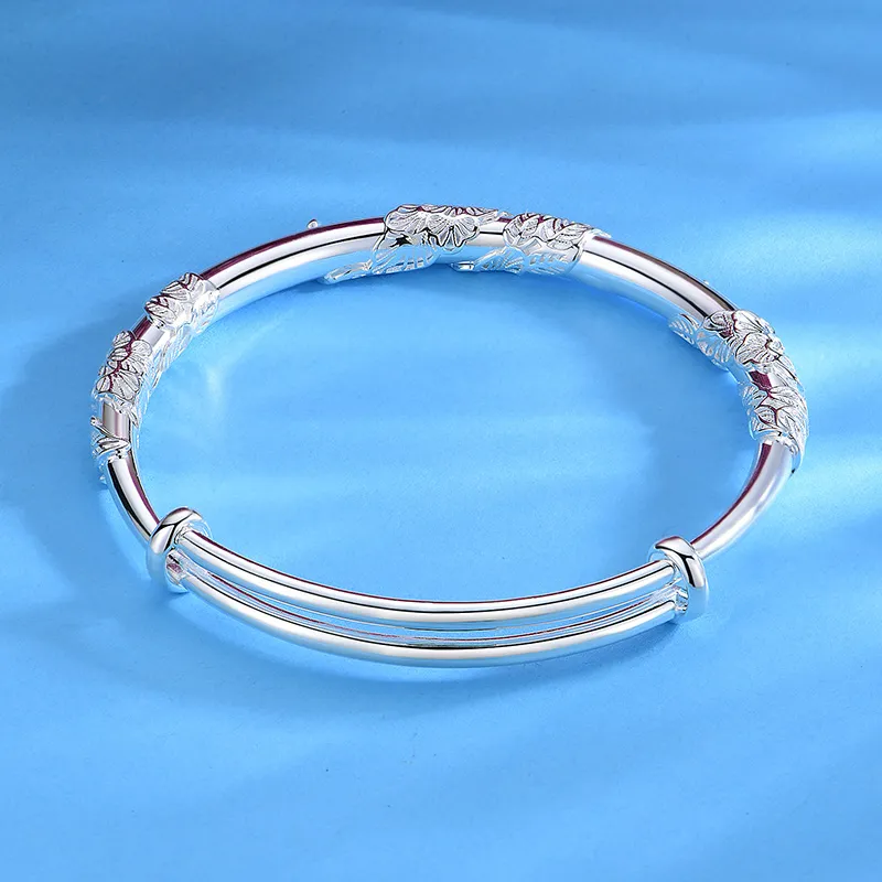 Wear The Silver 999 Fine Silver Bangles Women's-2