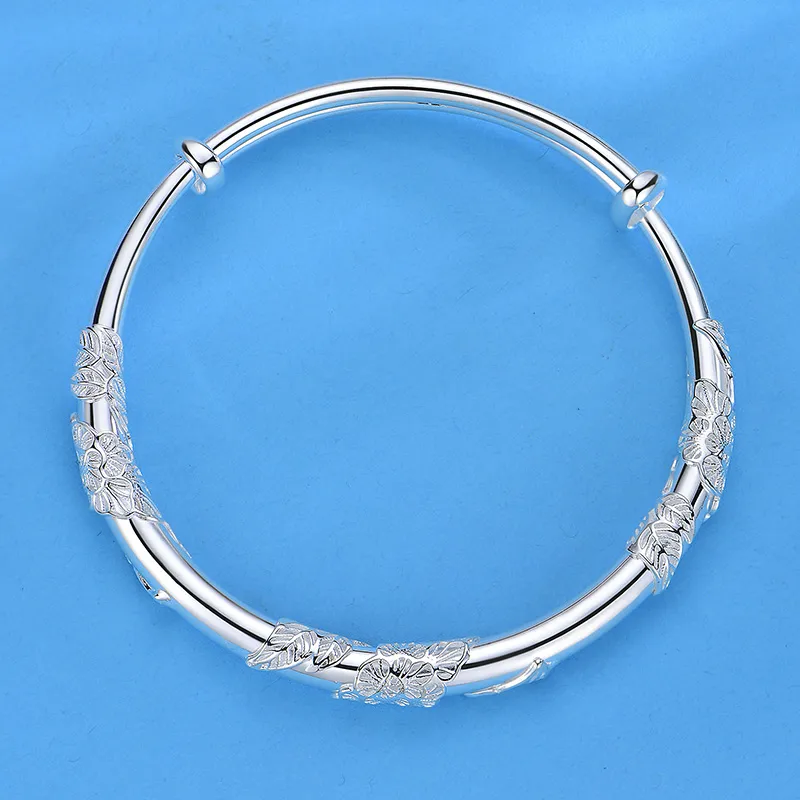 Wear The Silver 999 Fine Silver Bangles Women's-4