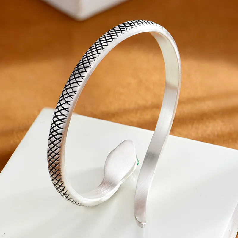 Wear The Silver Foot Silver 990 Bangles Women's-7