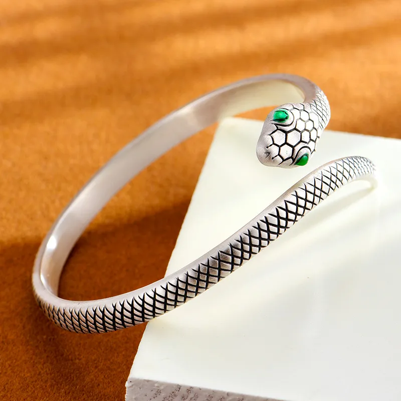 Wear The Silver Foot Silver 990 Bangles Women's-2