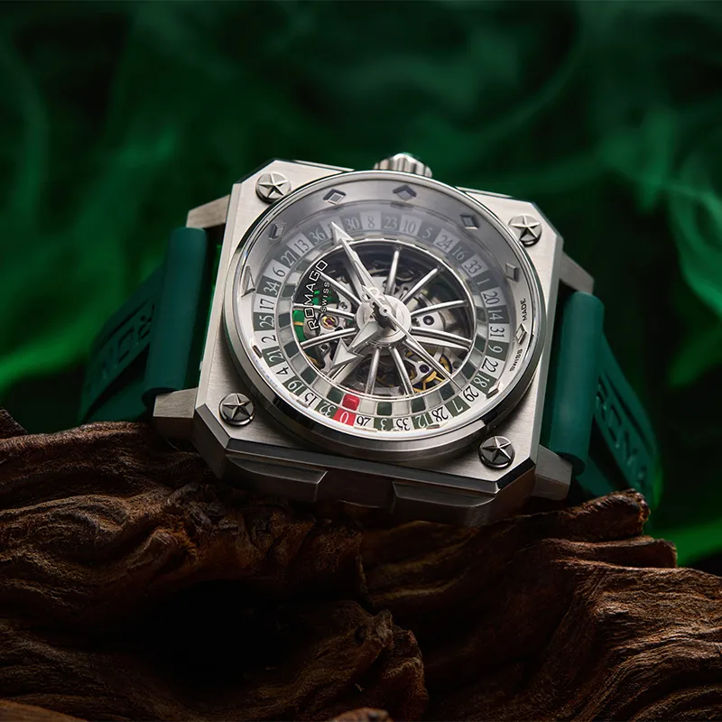 ROMAGO Automatic Mechanical Movement Men's Watches Watch Green Dial-3