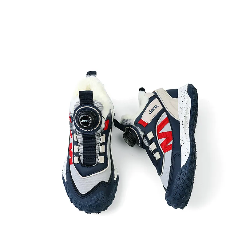 Jeep Slip Resistant Anti Kick Abrasion Resistant Breathable Thermal High Top Kids Lifestyle Shoes Kids'-12
