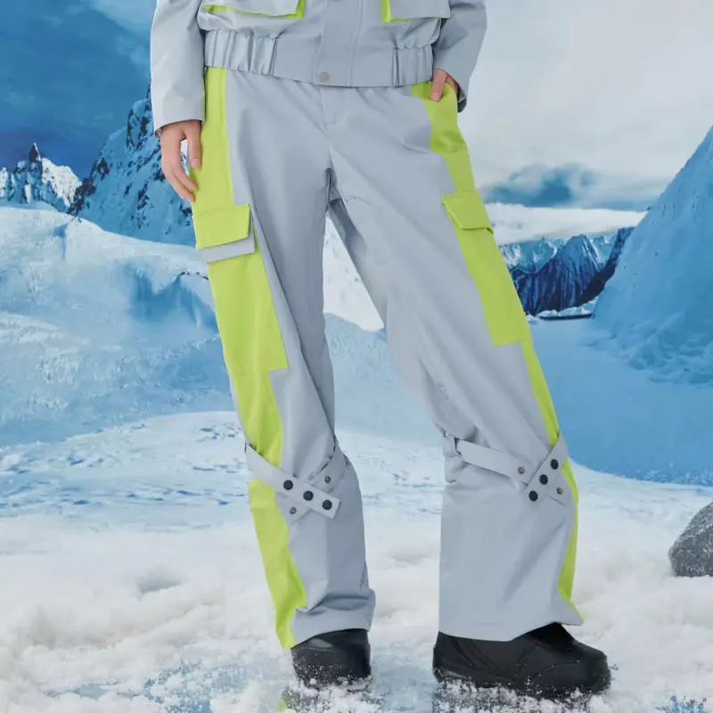 AMANDA BY Cargo Pants Unisex Green Gray-2
