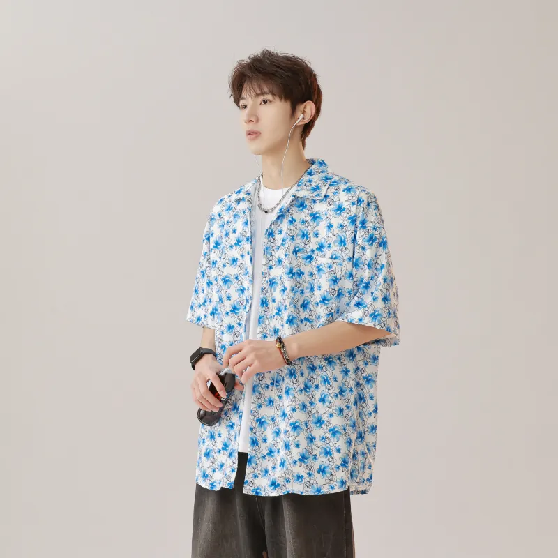 GRAMICA SS25 Summer Outfit Collection Shirt Unisex Beige Blue Green-3