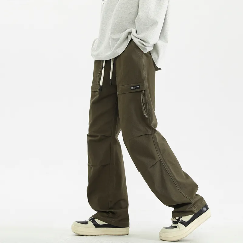 GRAMICA Cargo Pants Unisex Green Purple Multicolor-4