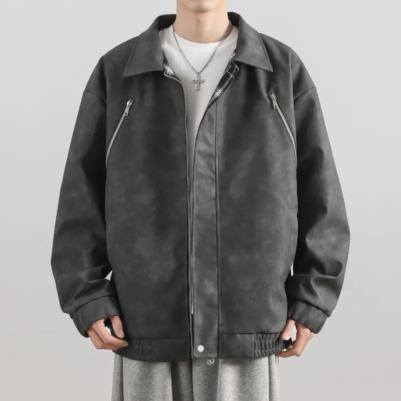 GRAMICA Leather Jackets Coats Unisex-16