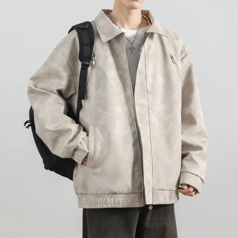 GRAMICA Leather Jackets Coats Unisex-11