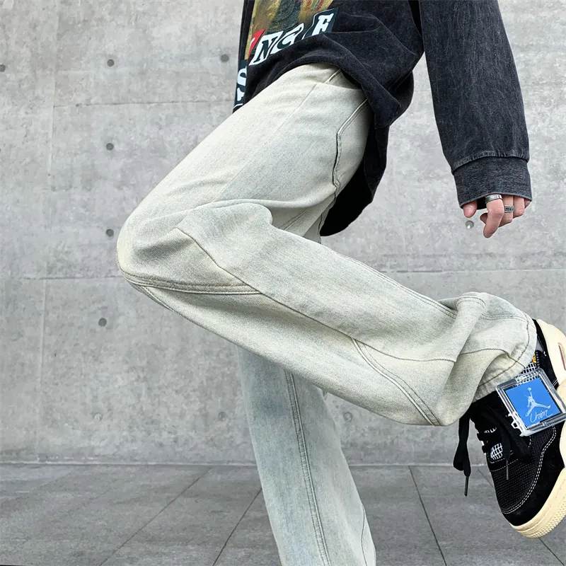 WELTER EXPERIMENT Jeans Unisex Yellow Mud-7