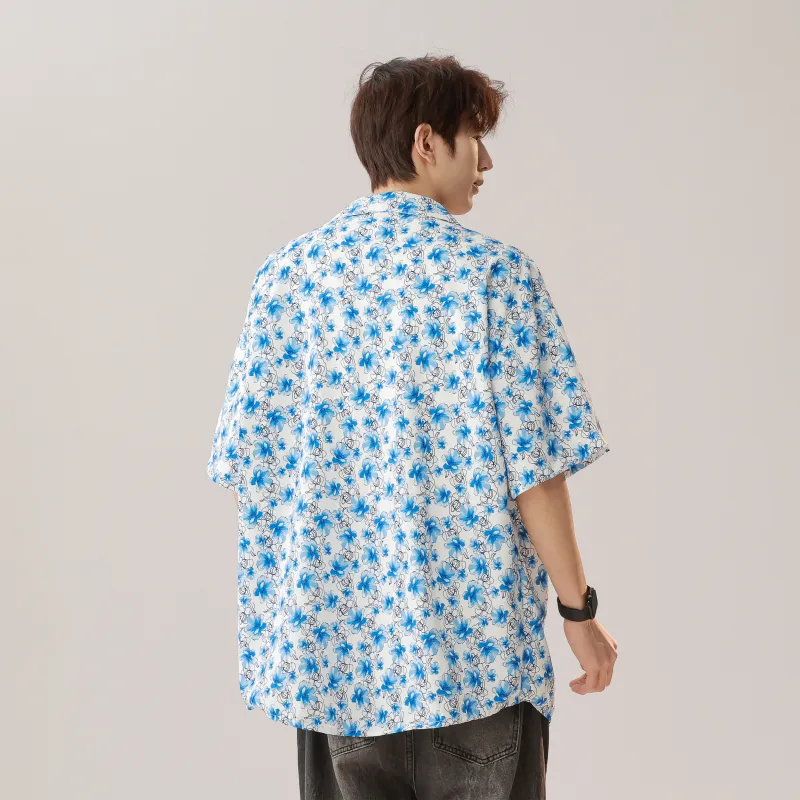 GRAMICA SS25 Summer Outfit Collection Shirt Unisex Beige Blue Green-4