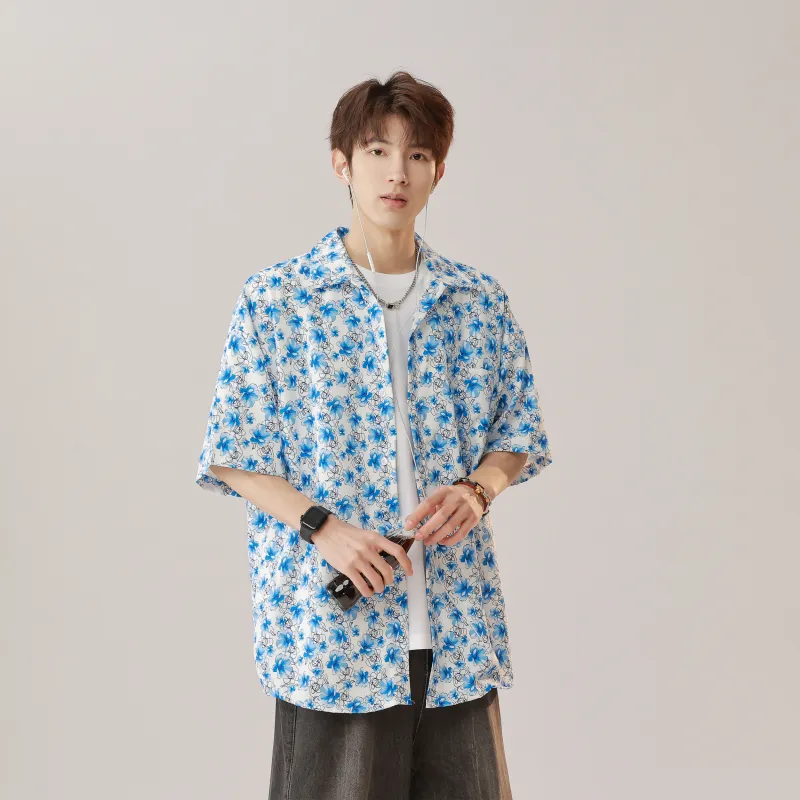 GRAMICA SS25 Summer Outfit Collection Shirt Unisex Beige Blue Green-2