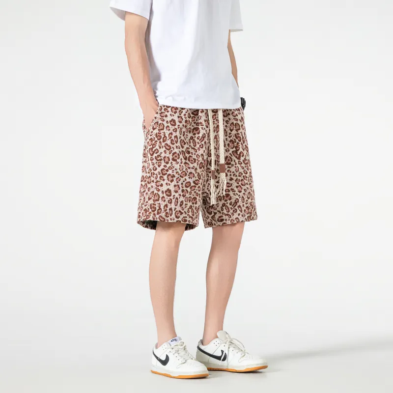 GRAMICA Casual Shorts Unisex Nice Brown-4