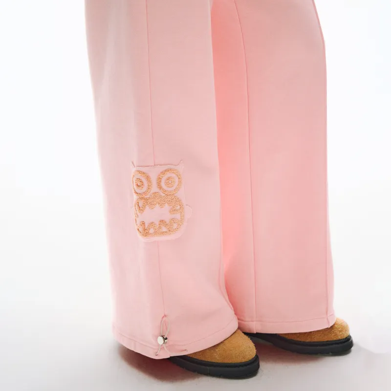 CALMMIND Knitted Sweatpants Unisex Pink-5