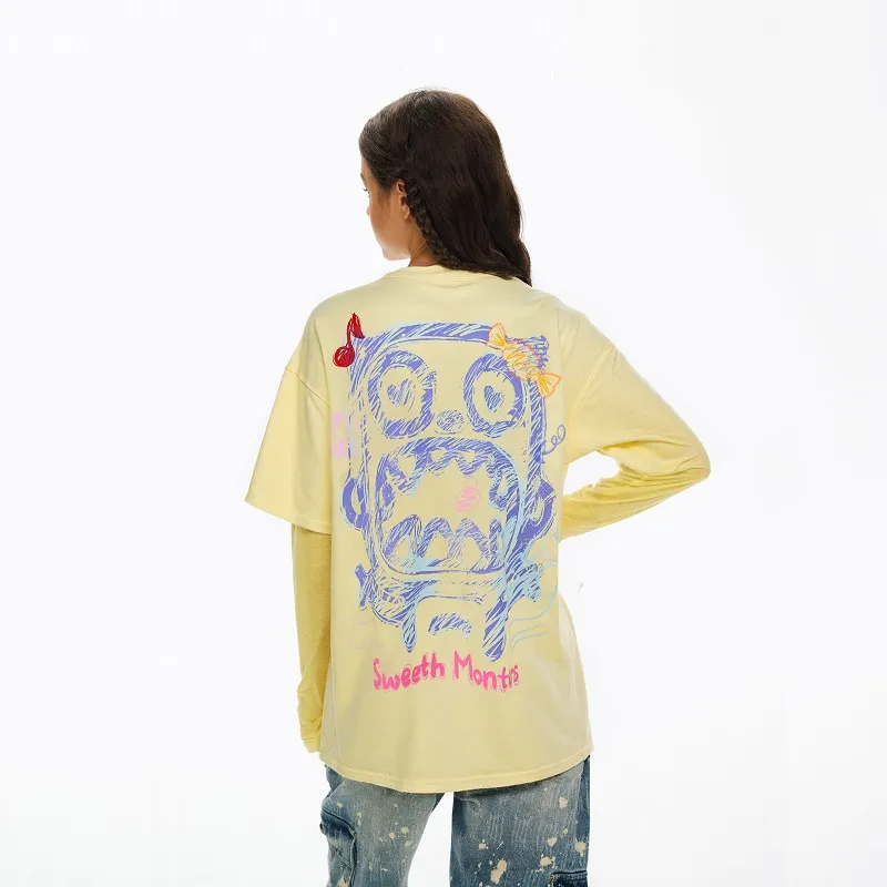 CALMMIND T Shirts Women's Yellow-3