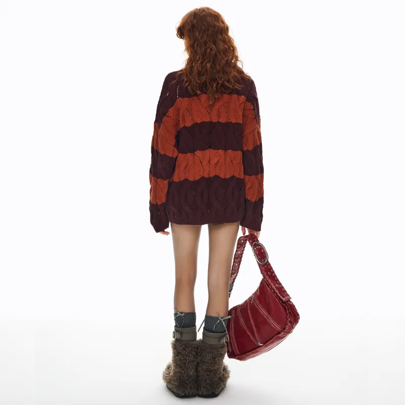 CALMMIND Sweatshirt Unisex Red Brown-1