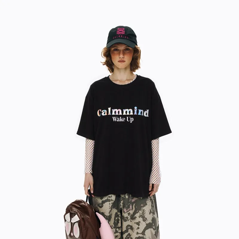 CALMMIND T Shirts Women's Black-3