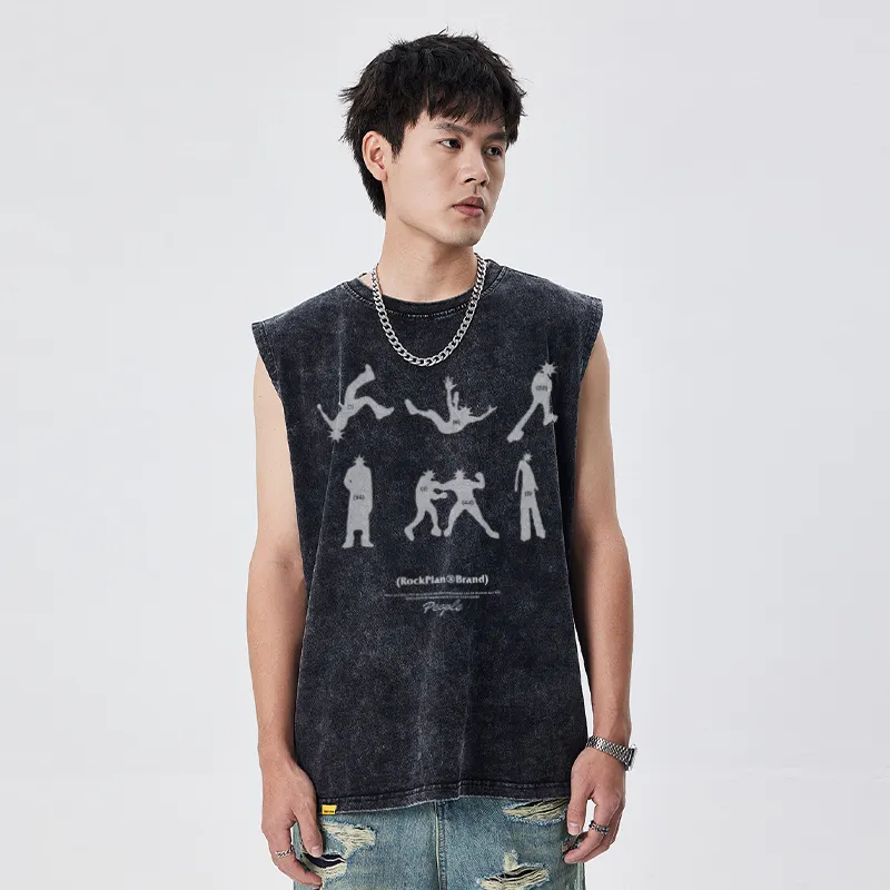 ROCK PLAN Tank Tops Unisex-14