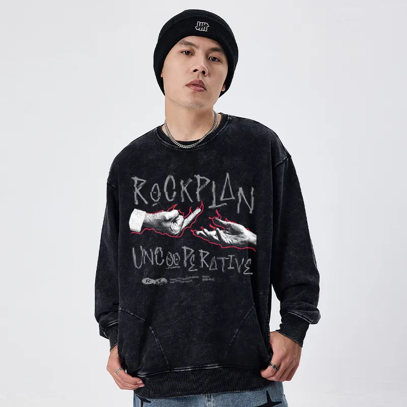 ROCK PLAN Sweatshirts Unisex-14