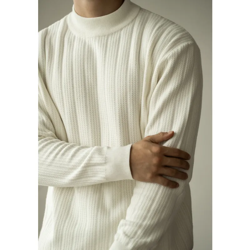 UBV Half Turtleneck Sweater Men's-12