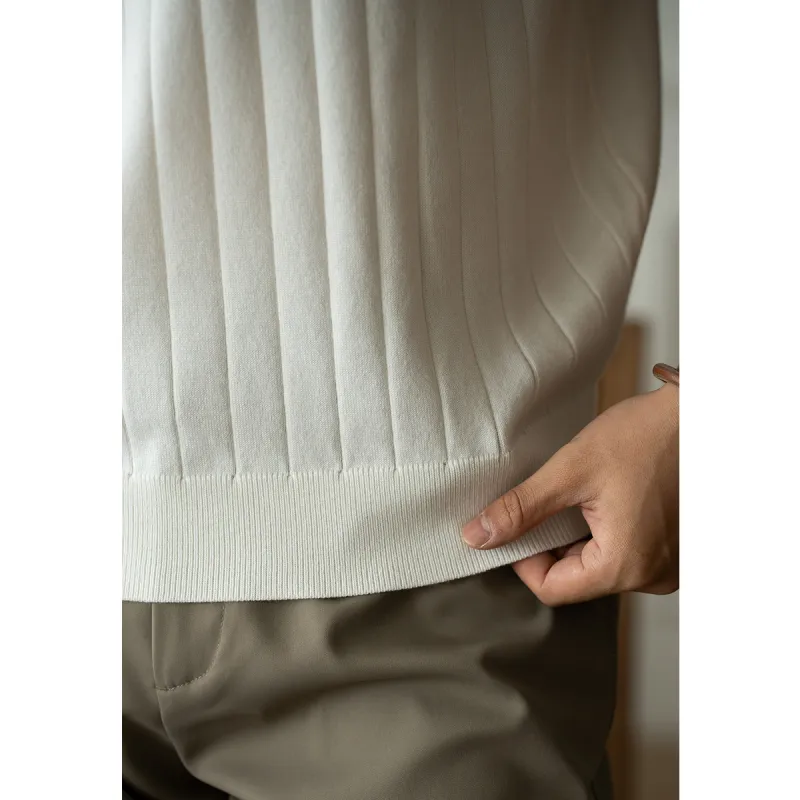 UBV Knitwear Men White-6