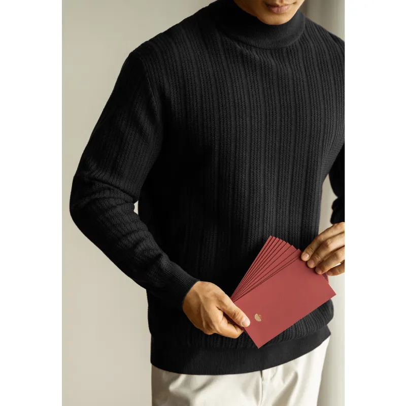 UBV Half Turtleneck Sweater Men's-18